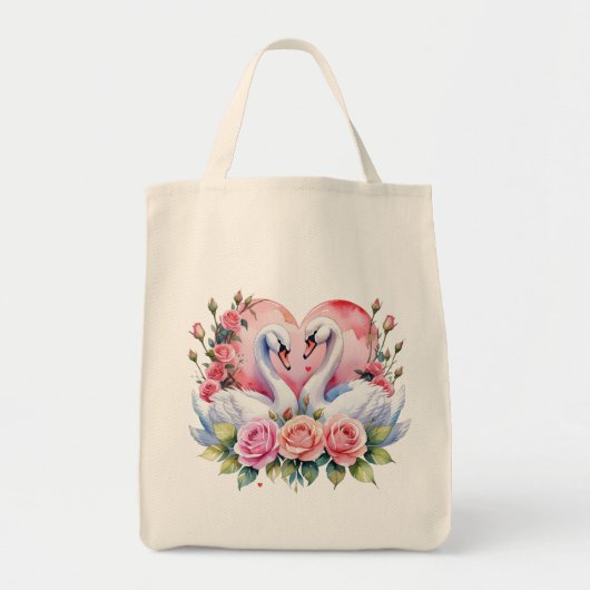 Swans Tote Bag (Voorkant)
