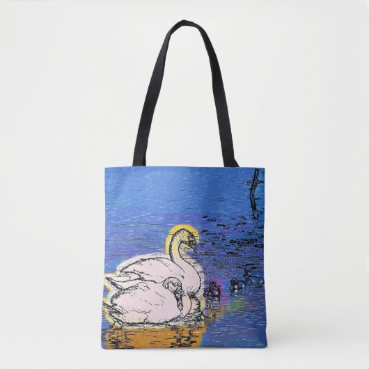 SWANS TOTE BAG (Voorkant)