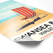 Swansea Bay Wales Seaside poster (Hoek)