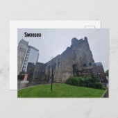 Swansea Castle / Castell Abertawe Briefkaart (Voorkant / Achterkant)