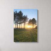 Swansea Sunset Canvas Afdruk (Voorkant)