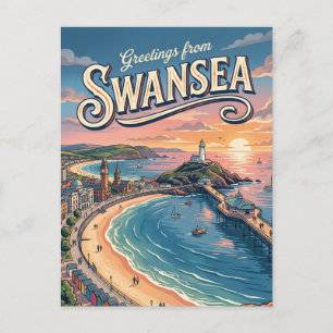 Swansea Verenigd Koninkrijk Briefkaart