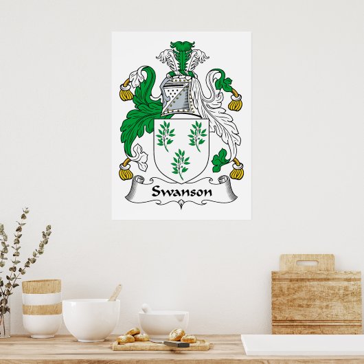 Swanson Family Crest Poster (Keuken)