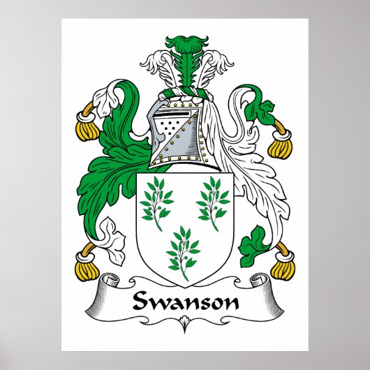 Swanson Family Crest Poster (Voorkant)