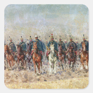 Swansong of the Hussars, 1931 Vierkante Sticker
