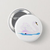 Swant Swan Ronde Button 5,7 Cm (Voorkant /achterkant)