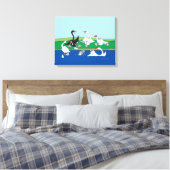 Swant Talk 16x20 Canvas Print (Insitu (Slaapkamer))