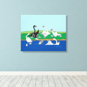Swant Talk 16x20 Canvas Print (Insitu (Houten vloer))