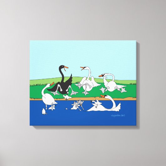 Swant Talk 16x20 Canvas Print (Voorkant)