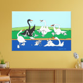 Swant Talk 40x60 Canvas Print (Insitu (Woonkamer))