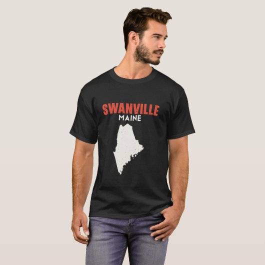Swanville Maine Verenigde Staten T-shirt (Voorkant volledig)