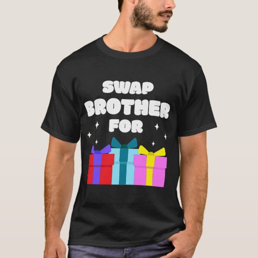 SWAP BROER Familie Cool Broers en Zussen T-shirt (Voorkant)