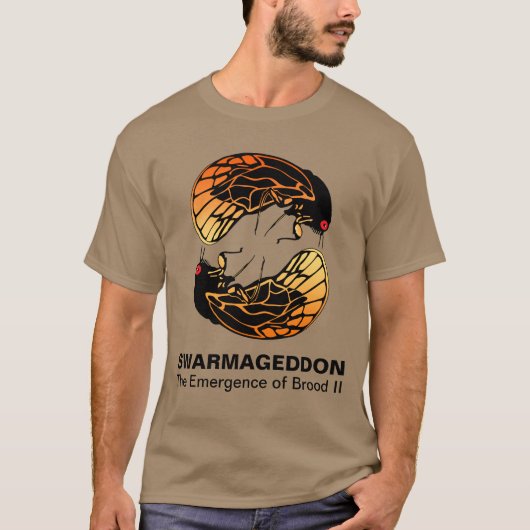 Swarmageddon - Cicadas Emergence of Brood II T-shirt (Voorkant)