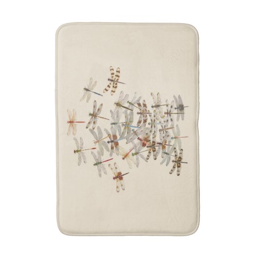 Swarming Dragonflies Bath Mat (Voorkant Verticaal)
