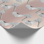 Swarovski Crystals Diamond High Heels Shoes Parly Cadeaupapier (Hoek)