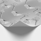 Swarovski Kristallen Diamant Hoge Hakken Schoenen Cadeaupapier (Hoek)