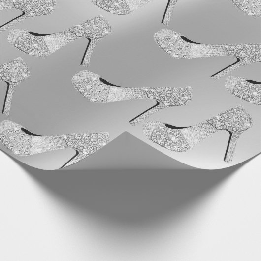 Swarovski Kristallen Diamant Hoge Hakken Schoenen  Cadeaupapier (Hoek)