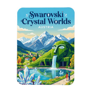Swarovski Kristalwerelden Oostenrijk Magneet