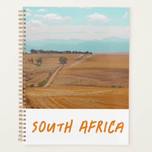 Swartland Fields Mountains Uitzicht South Africa Z Planner (Voorkant)