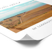 Swartland Fields Mountains Uitzicht South Africa Z Poster (Hoek)