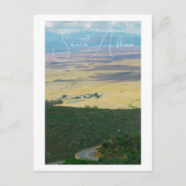 Swartland Mountains Fields Uitzicht South Africa Z Briefkaart