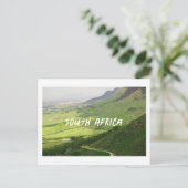 Swartland Mountains Fields Uitzicht South Africa Z Feestdagenkaart (Staand voorkant)