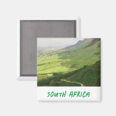 Swartland Mountains Fields Uitzicht South Africa Z Magneet (Voorkant / Achterkant)