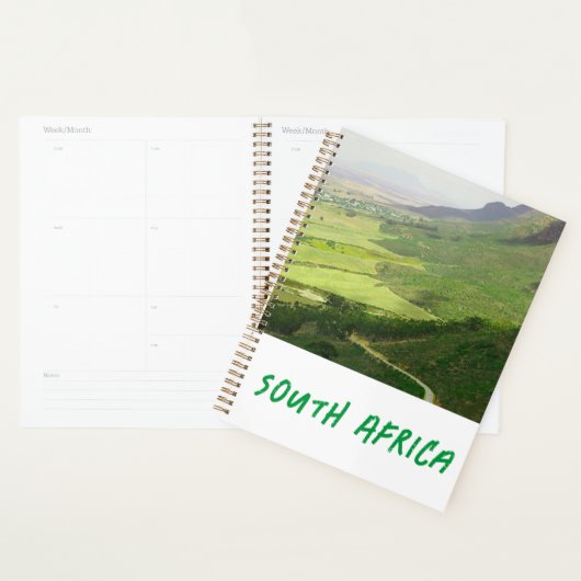 Swartland Mountains Fields Uitzicht South Africa Z Planner (Display)