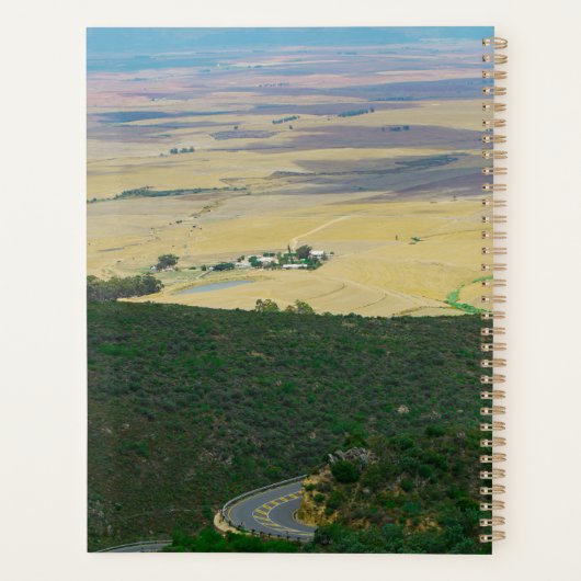 Swartland Mountains Fields Uitzicht South Africa Z Planner (Achterkant)