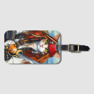 Swashbuckler Pirate Cat | Fantasy Character Art Bagagelabel