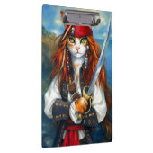 Swashbuckler Pirate Cat | Fantasy Character Art Klembord (Rechts)