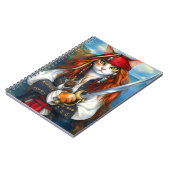 Swashbuckler Pirate Cat | Fantasy Character Art Notitieboek (Linkerzijde)