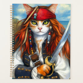 Swashbuckler Pirate Cat | Fantasy Character Art Planner