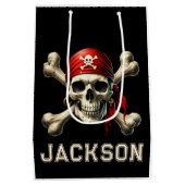 Swashbucklin’ golfcadeautassen medium cadeauzakje (Achterkant)