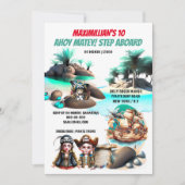 Swashbuckling piraat jongen meisje eiland schat sc kaart (Voorkant)