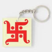 swastika sleutelhanger (Achterkant)