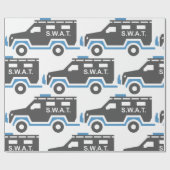 SWAT-auto Cadeaupapier (Vlak)