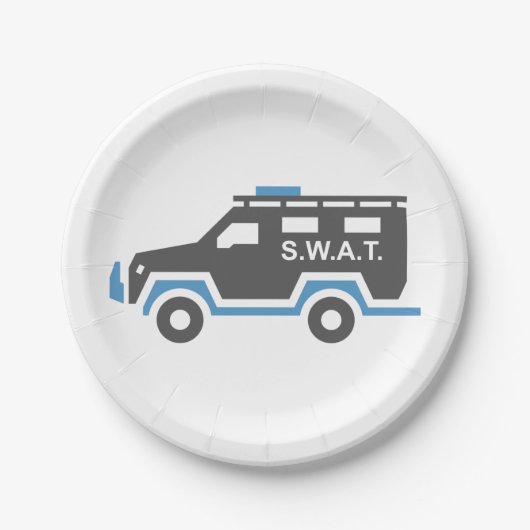 SWAT-auto Papieren Bordje (Voorkant)