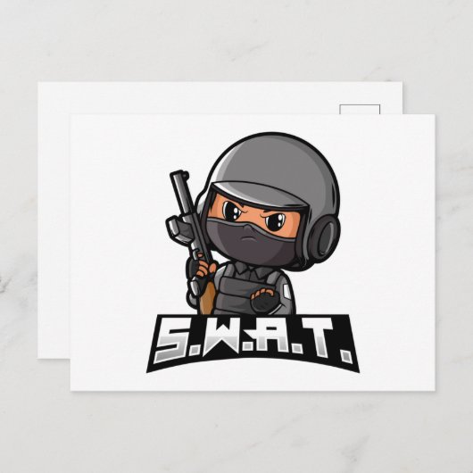 Swat Briefkaart (Voorkant / Achterkant)