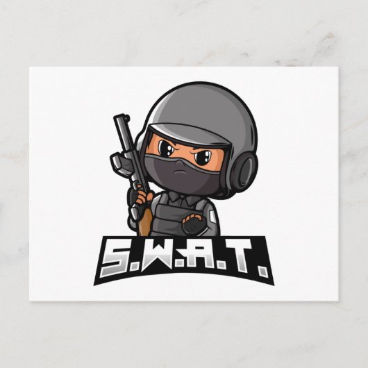 Swat Briefkaart (Voorkant)