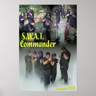 SWAT-commandant Poster