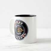 SWAT Concepteert koffie-Mok Tweekleurige Koffiemok (Voorkant links)