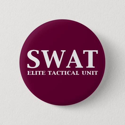 SWAT Elite Tactical Unit Gifts Ronde Button 5,7 Cm (Voorkant)