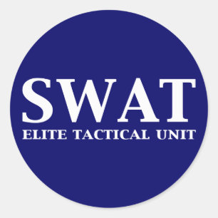 SWAT Elite Tactical Unit Gifts Ronde Sticker