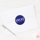SWAT Elite Tactical Unit Gifts Ronde Sticker (Envelop)