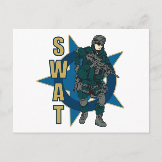 SWAT-functionaris Briefkaart (Voorkant)