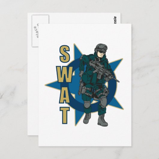 SWAT-functionaris Briefkaart (Voorkant / Achterkant)
