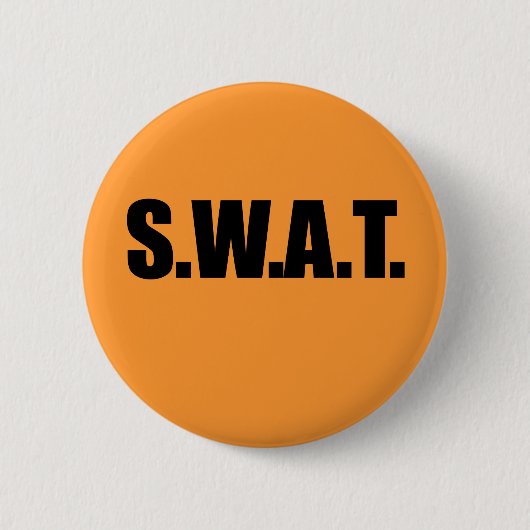 SWAT HALLOWEEN COSTUME.png Ronde Button 5,7 Cm (Voorkant)