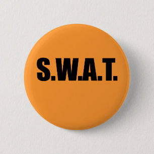 SWAT HALLOWEEN COSTUME.png Ronde Button 5,7 Cm
