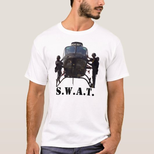 SWAT Helikopter, S.W.A.T. Kimber 1911 Pistol T-shirt (Voorkant)